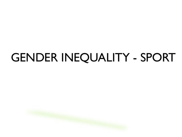 gender discrimination in sport uk essay gender equality in sport facts